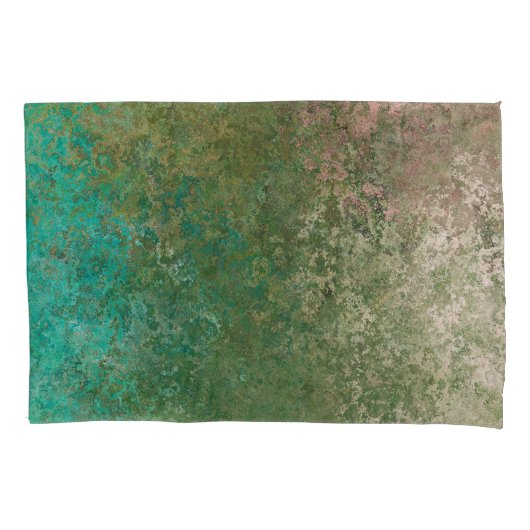 Ocean Geïnspireerde alcohol Ink Abstract Kussensloop (Voorkant)