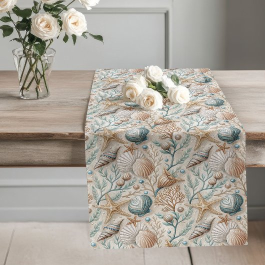 Ocean-geïnspireerde Table Runner Serene Dining Set Lange Tafelloper