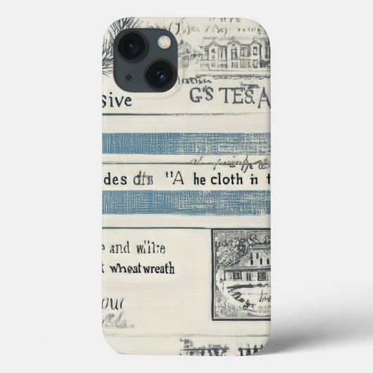 Ocean-geïnspireerde telefoonhoes met Zee Details Case-Mate iPhone Case (Achterkant)