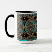 Ocean Getijden Abstract Tribal Mok (Links)