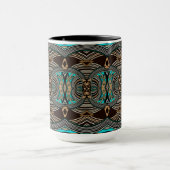 Ocean Getijden Abstract Tribal Mok (Midden)