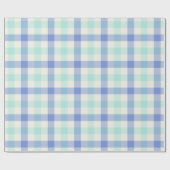 Ocean Gingham - Wrapping Paper Cadeaupapier (Vlak)