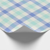 Ocean Gingham - Wrapping Paper Cadeaupapier (Hoek)