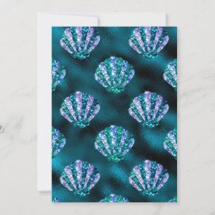 Ocean Glamor Colorful Oyster Pattern Kaart