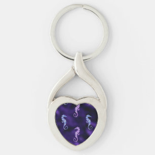 Ocean Glamor Colorful Zee Horse Pattern Sleutelhanger
