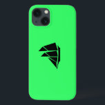 Ocean Glow_Black-on-Green Clipper Ship iPhone 13 Hoesje<br><div class="desc">Show ze die de grote schipper is met onze Ocean Glow, maritieme pictogrammen, zwart-op-groene Clipper Ship iPad Air beschermende hoesje. Als u zich creatief voelt, kunt u de grootte, de positie, de kleur, en zelfs het aantal schepen van de Klem, samen met de achtergrondkleur veranderen. Klik op Aanpassen en ga...</div>