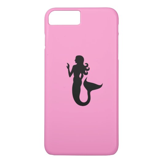 Ocean Glow_Black-on-Pink_Alluring Mermaid Case-Mate iPhone Case (Achterkant)