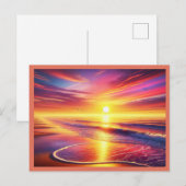 Ocean Glow Briefkaart (Voorkant / Achterkant)