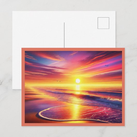 Ocean Glow Briefkaart (Voorkant / Achterkant)