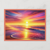 Ocean Glow Briefkaart (Voorkant)
