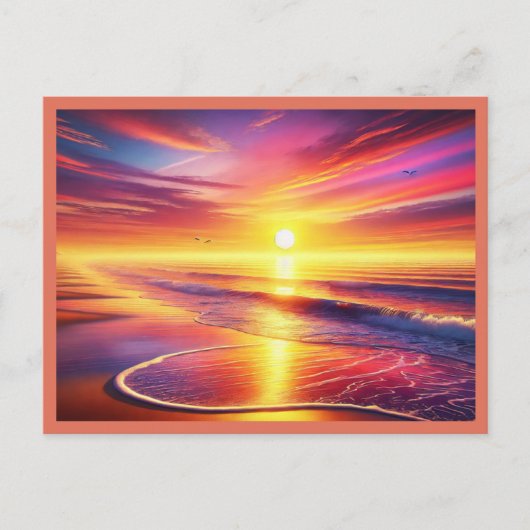 Ocean Glow Briefkaart (Voorkant)