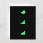 Ocean Glow_Green Clipper Briefkaart (Voorkant / Achterkant)