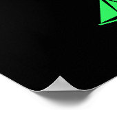 Ocean Glow_green clipper white whale multi-icon Poster (Hoek)