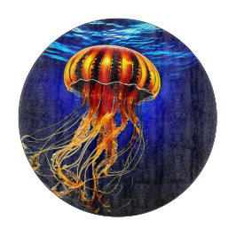 Ocean Glow Jelly Design Snijplank