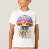 "Ocean Glow: Jellyfish T-Shirt Art" (Voorkant)