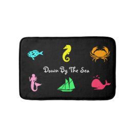 Ocean Glow_nautical themed_aquarium stijl Badmat