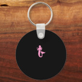 Ocean Glow_Pink Mermaid Sleutelhanger (Voorkant)