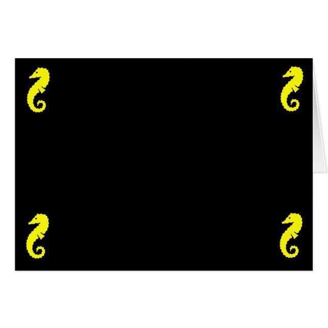 Ocean Glow_Yellow Seahorse 4 hoeken (Voorkant Horizontaal)