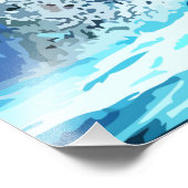 Ocean Goddess Fantasy Abstract Art Foto Afdruk (Hoek)