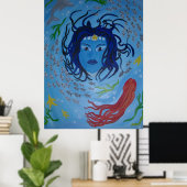 Ocean Goddess Poster (Thuiskantoor)
