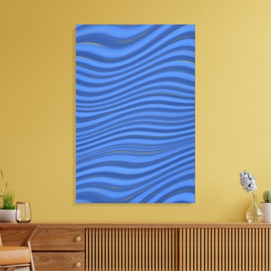 Ocean golf canvas afdruk (Insitu (Woonkamer))