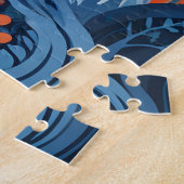 ocean golfslag reiger puzzel (Zijkant)