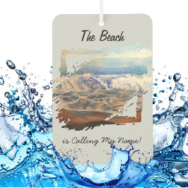 Ocean Golven Blau Personaliseer Luchtverfrisser
