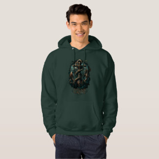 Ocean Grave Kraken Anchor Dark Fantasy  Hoodie