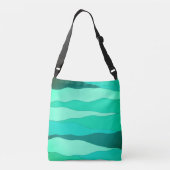 Ocean Green Crossbody Bag Crossbody Tas (Achterkant)