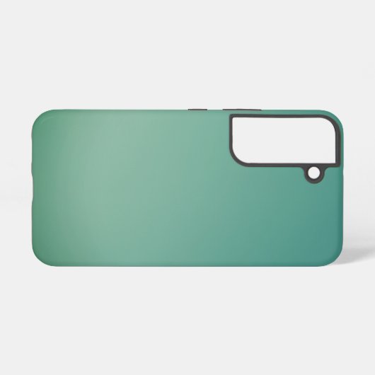 Ocean Green Ombre Samsung Galaxy Hoesje (Achterkant horizontaal)