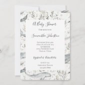 Ocean Grey Whales Baby shower Kaart (Voorkant)