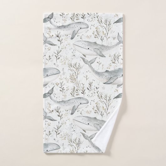 Ocean Grey Whales Bad Handdoek (Handdoek)