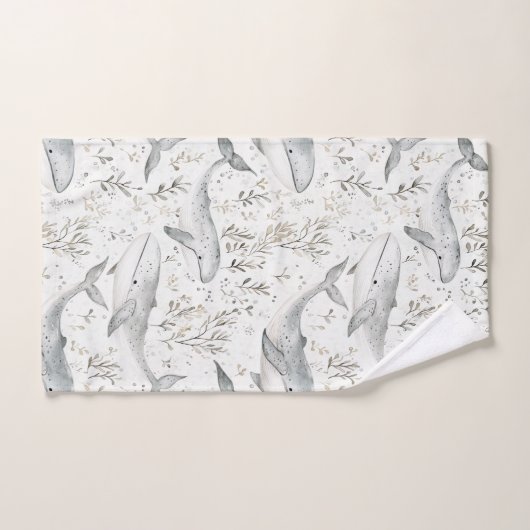 Ocean Grey Whales Bad Handdoek (Handdoek)