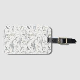Ocean Grey Whales Bagagelabel