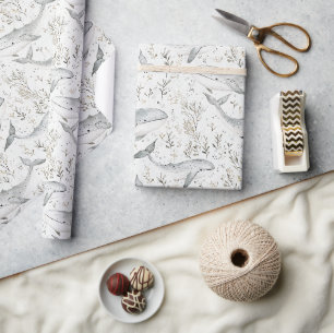 Ocean Grey Whales Cadeaupapier