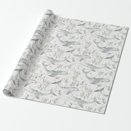 Ocean Grey Whales Cadeaupapier