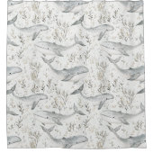 Ocean Grey Whales Douchegordijn (Voorkant)