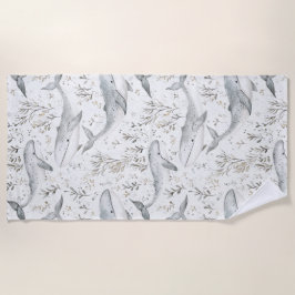 Ocean Grey Whales Strandlaken