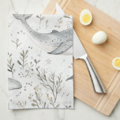 Ocean Grey Whales Theedoek (Quarter Fold)