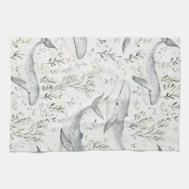 Ocean Grey Whales Theedoek