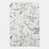 Ocean Grey Whales Theedoek (Verticaal)