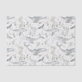 Ocean Grey Whales Tissuepapier