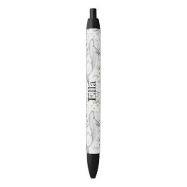 Ocean Grey Whales Zwarte Inkt Pen