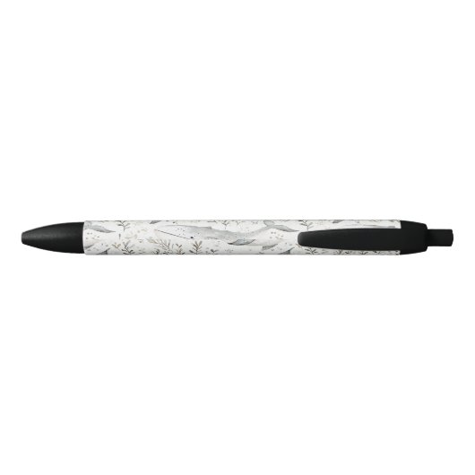 Ocean Grey Whales Zwarte Inkt Pen (Achterkant)