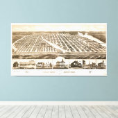Ocean Grove & Asbury Park, New Jersey (1881) Canvas Afdruk (Insitu (Houten vloer))