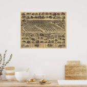 Ocean Grove & Asbury Park, NJ Panoramic Map Poster (Keuken)