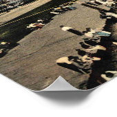 Ocean Grove, New Jersey, Beach Poster (Hoek)