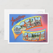 Ocean Grove, New Jersey Big Letters Briefkaart (Voorkant / Achterkant)