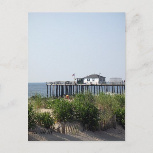 Ocean Grove NJ Beach Briefkaart (Voorkant)