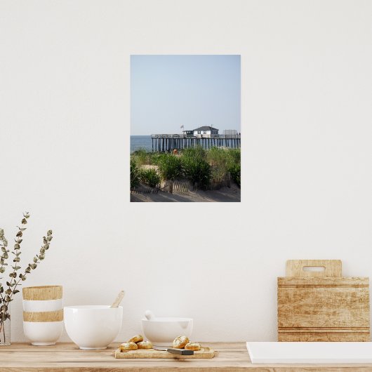 Ocean Grove NJ Beach Poster (Keuken)